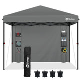 Sekey 300 x 300 cm folding gazebo with 1 side panels